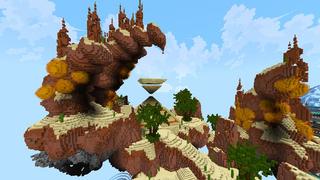 Screenshot of the Minecraft Bedrock Marketplace product Skyland Desert Skulls created by Razzleberries.