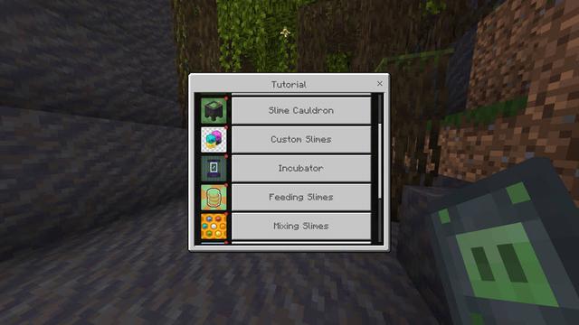Screenshot of the Minecraft Bedrock Marketplace product Slimey Boyos created by Razzleberries.