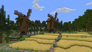 Screenshot of the Minecraft Bedrock Marketplace product Small Kingdoms Forest Castle created by Razzleberries.