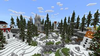 Screenshot of the Minecraft Bedrock Marketplace product Snowball Blast created by Razzleberries.