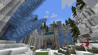 Screenshot of the Minecraft Bedrock Marketplace product Snowball Blast created by Razzleberries.