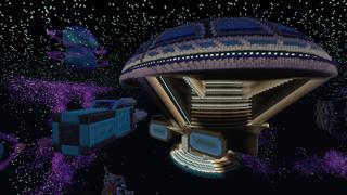 Screenshot of the Minecraft Bedrock Marketplace product Space 2033 created by Razzleberries.