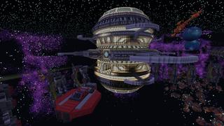 Screenshot of the Minecraft Bedrock Marketplace product Space 2033 created by Razzleberries.