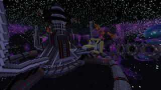 Screenshot of the Minecraft Bedrock Marketplace product Space 2033 created by Razzleberries.