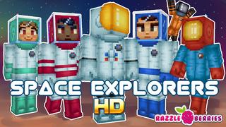 Thumbnail of the Minecraft Bedrock Marketplace product Space Explorers HD created by Razzleberries.