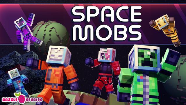 Thumbnail of the Minecraft Bedrock Marketplace product Space Mobs created by Razzleberries.