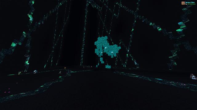 Screenshot of the Minecraft Bedrock Marketplace product Space Run created by Razzleberries.