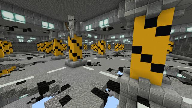 Screenshot of the Minecraft Bedrock Marketplace product Spleef Battle Arenas created by Razzleberries.