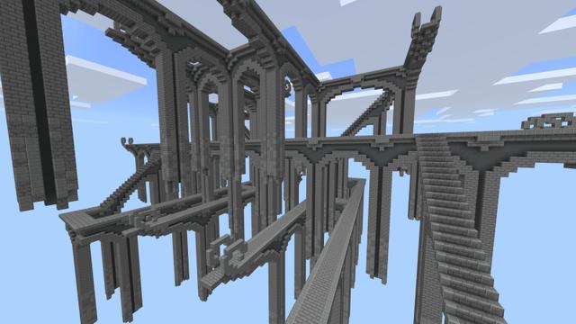 Screenshot of the Minecraft Bedrock Marketplace product Spleef Battle Arenas created by Razzleberries.