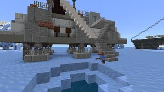 Screenshot of the Minecraft Bedrock Marketplace product Stranded Arctic created by Razzleberries.