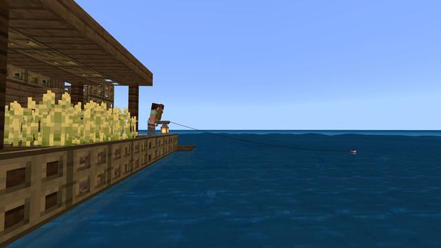Screenshot of the Minecraft Bedrock Marketplace product Stranded Boat created by Razzleberries.