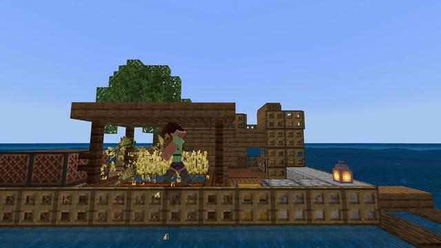 Screenshot of the Minecraft Bedrock Marketplace product Stranded Boat created by Razzleberries.