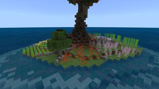Screenshot of the Minecraft Bedrock Marketplace product Stranded Island created by Razzleberries.