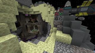 Screenshot of the Minecraft Bedrock Marketplace product Stranded Space created by Razzleberries.