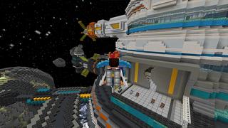 Screenshot of the Minecraft Bedrock Marketplace product Stranded Space created by Razzleberries.