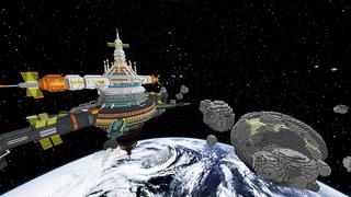 Screenshot of the Minecraft Bedrock Marketplace product Stranded Space created by Razzleberries.