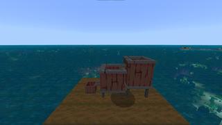 Screenshot of the Minecraft Bedrock Marketplace product Stranded created by Razzleberries.