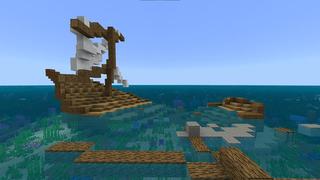 Screenshot of the Minecraft Bedrock Marketplace product Stranded created by Razzleberries.