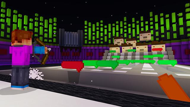 Screenshot of the Minecraft Bedrock Marketplace product Streamer Simulator created by Razzleberries.