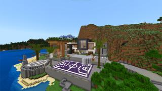 Screenshot of the Minecraft Bedrock Marketplace product Summer Break Mansion created by Razzleberries.
