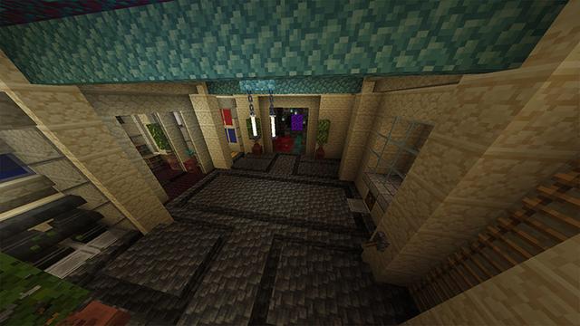 Screenshot of the Minecraft Bedrock Marketplace product Summer Modern Mansion created by Razzleberries.