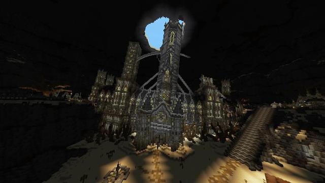 Screenshot of the Minecraft Bedrock Marketplace product Sunken City created by Razzleberries.