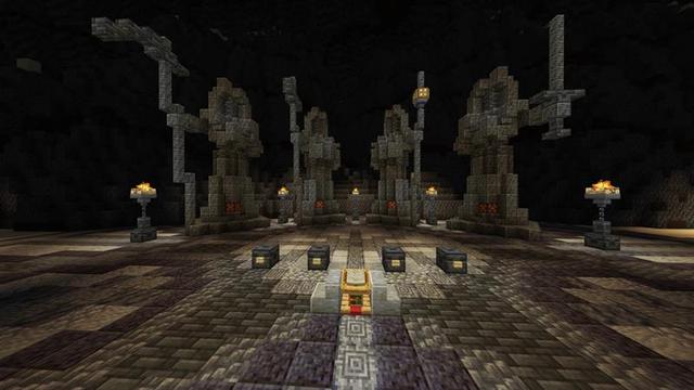 Screenshot of the Minecraft Bedrock Marketplace product Sunken City created by Razzleberries.