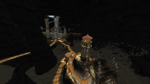 Screenshot of the Minecraft Bedrock Marketplace product Sunken City created by Razzleberries.