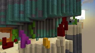 Screenshot of the Minecraft Bedrock Marketplace product Super Spiral Parkour created by Razzleberries.