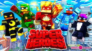Thumbnail of the Minecraft Bedrock Marketplace product Superheroes! created by Razzleberries.