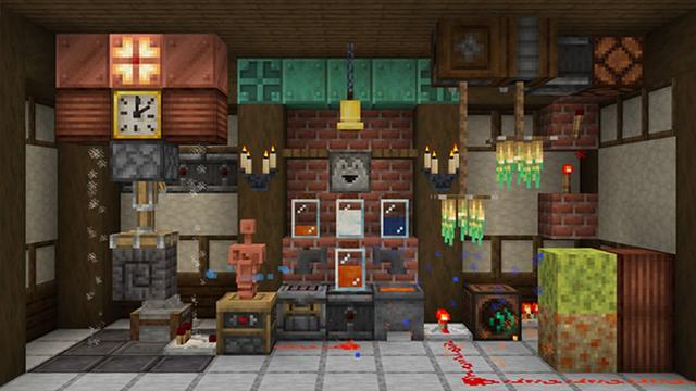 Screenshot of the Minecraft Bedrock Marketplace product Supplementaries created by Razzleberries.