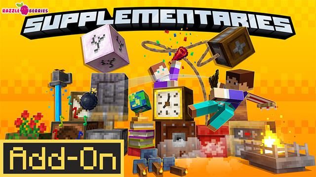 Thumbnail of the Minecraft Bedrock Marketplace product Supplementaries created by Razzleberries.