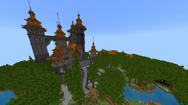 Screenshot of the Minecraft Bedrock Marketplace product Survival in the Sky created by Razzleberries.