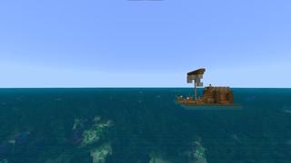 Screenshot of the Minecraft Bedrock Marketplace product Survival Island created by Razzleberries.