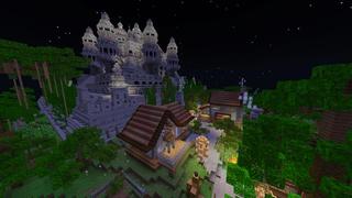 Screenshot of the Minecraft Bedrock Marketplace product Temple Island created by Razzleberries.