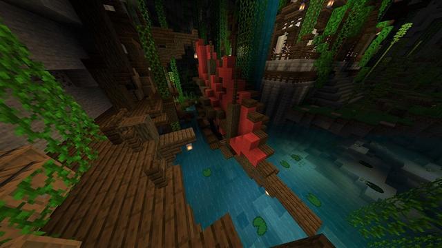 Screenshot of the Minecraft Bedrock Marketplace product Temple of Peace created by Razzleberries.