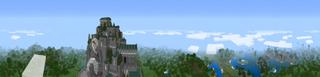 Panorama of the Minecraft Bedrock Marketplace product Temple of Poseidon created by Razzleberries.