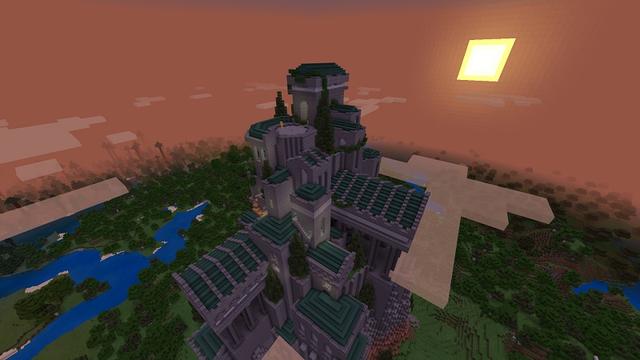 Screenshot of the Minecraft Bedrock Marketplace product Temple of Poseidon created by Razzleberries.