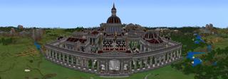 Panorama of the Minecraft Bedrock Marketplace product The Acropolis created by Razzleberries.