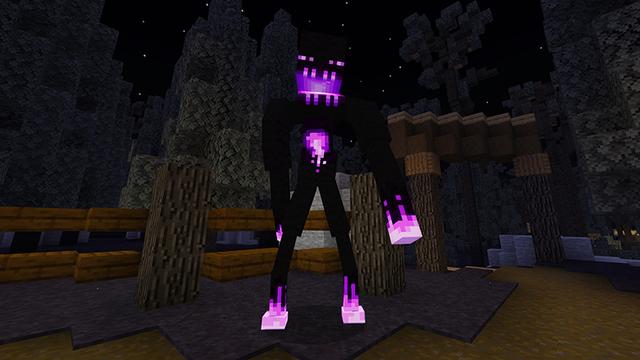 Screenshot of the Minecraft Bedrock Marketplace product The Enderman created by Razzleberries.
