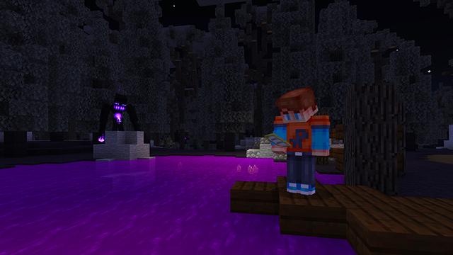 Screenshot of the Minecraft Bedrock Marketplace product The Enderman created by Razzleberries.