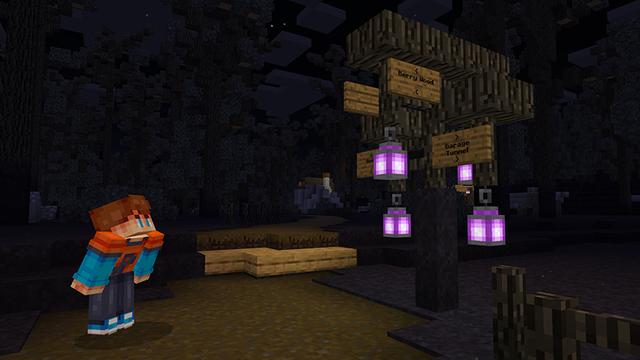 Screenshot of the Minecraft Bedrock Marketplace product The Enderman created by Razzleberries.