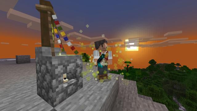 Screenshot of the Minecraft Bedrock Marketplace product The Explorer's Waystones created by Razzleberries.
