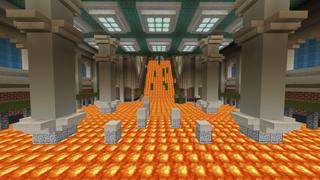Screenshot of the Minecraft Bedrock Marketplace product The Floor is Lava created by Razzleberries.