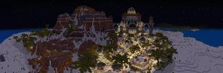 Panorama of the Minecraft Bedrock Marketplace product The Great Oasis created by Razzleberries.