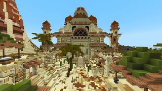 Screenshot of the Minecraft Bedrock Marketplace product The Great Oasis created by Razzleberries.