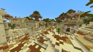 Screenshot of the Minecraft Bedrock Marketplace product The Great Oasis created by Razzleberries.