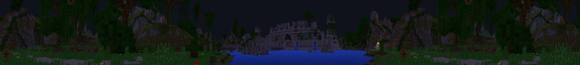 Panorama of the Minecraft Bedrock Marketplace product The Great Temple created by Razzleberries.
