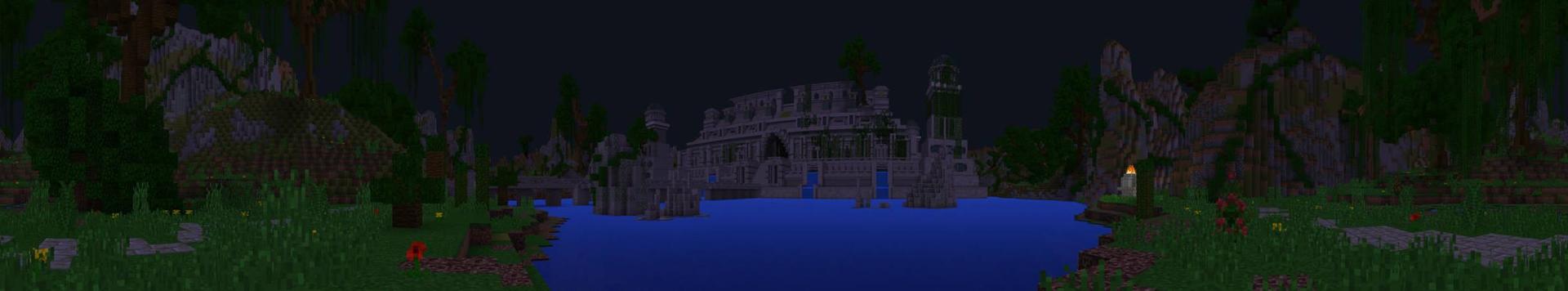 Panorama of the Minecraft Bedrock Marketplace product The Great Temple created by Razzleberries.