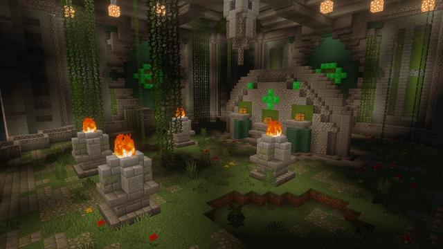 Screenshot of the Minecraft Bedrock Marketplace product The Great Temple created by Razzleberries.